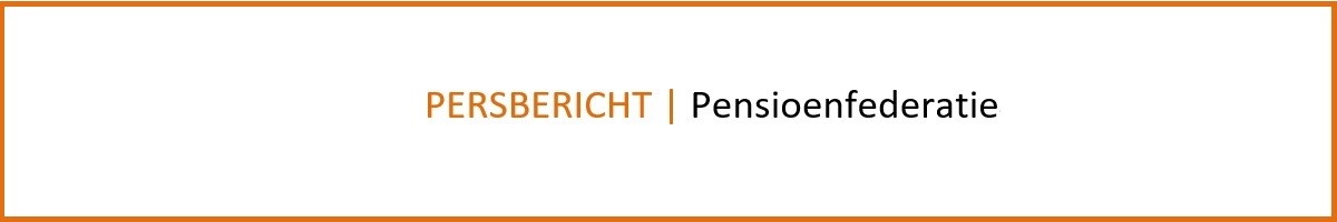 persbericht pensioenfederatie