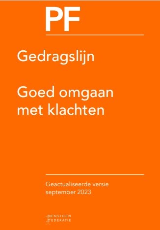 Geactualiseerde Gedragslijn Goed omgaan met Klachten